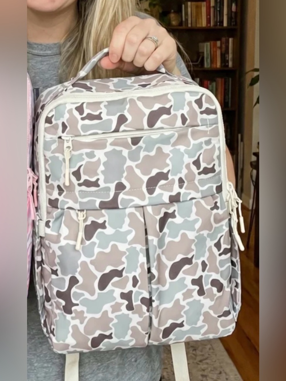 Gray Camo- Minimax - The Roomiest Mini Backpack SOLD OUT ONLINE